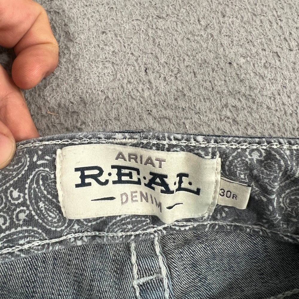 Ariat Real Denim Boot Cut Jeans Low Rise Stretch Denim Western Womens 30R - Picture 9 of 15